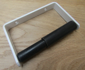 Basic Toilet Roll Holder White.