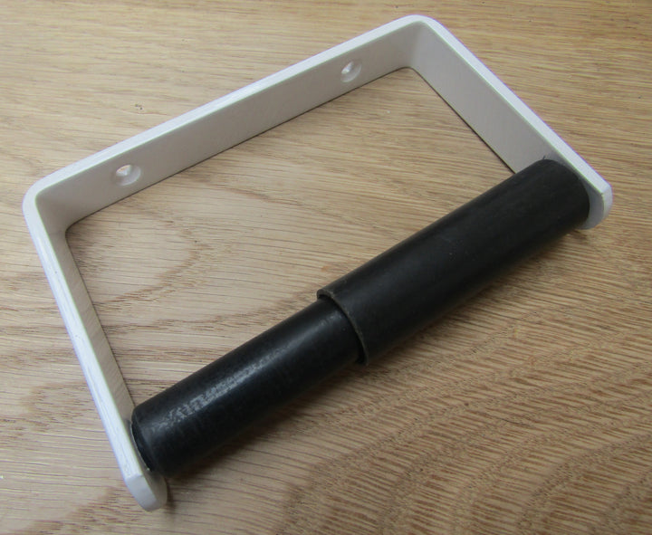 Basic Toilet Roll Holder White.