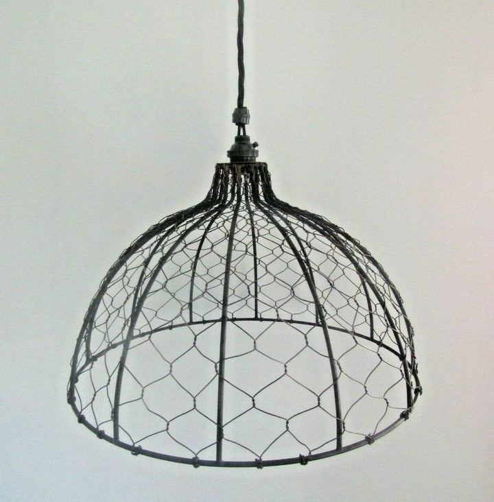360mm Bell Chicken Wire Light Shade.