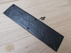 Black Antique Plain design finger Plate.