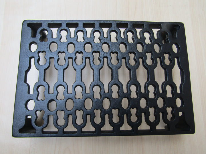 9inch x 6inch Air Brick Black Antique.