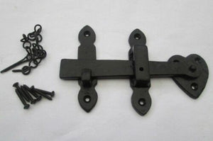 Arrow Head black bar latch.