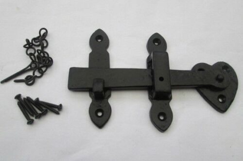 Arrow Head black bar latch.