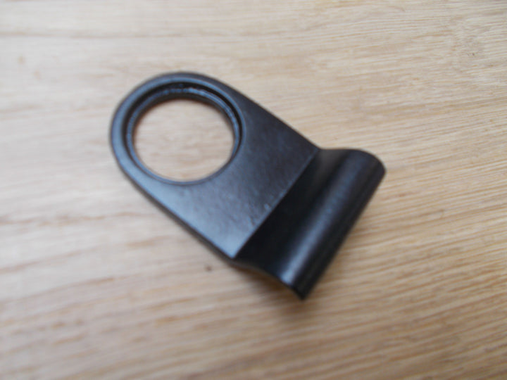 Plain Door Cylinder Pull Black.