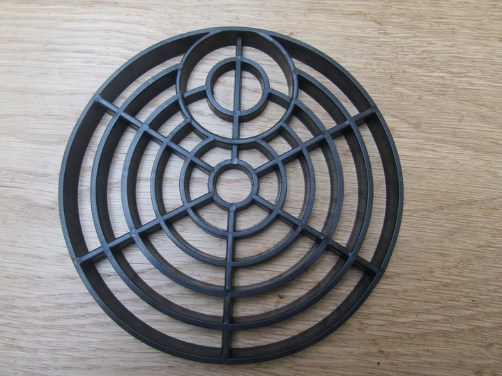 Round Plastic Black Gutter Cover.