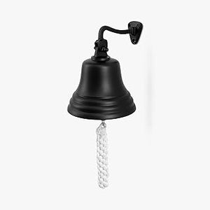 5inch Hanging Ship Bell Black.