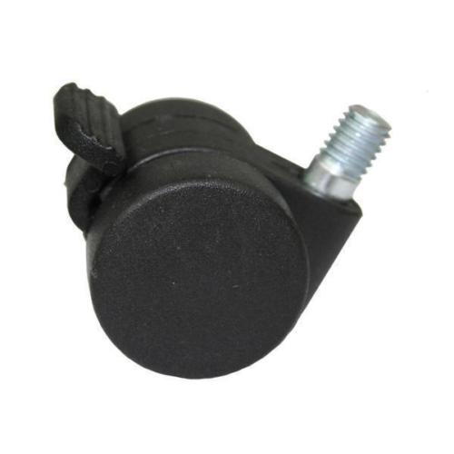 Furniture Swivel Wheel Black Bolt fix + Brake.