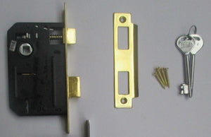 3 Lever Mortice Sashlock Brass.