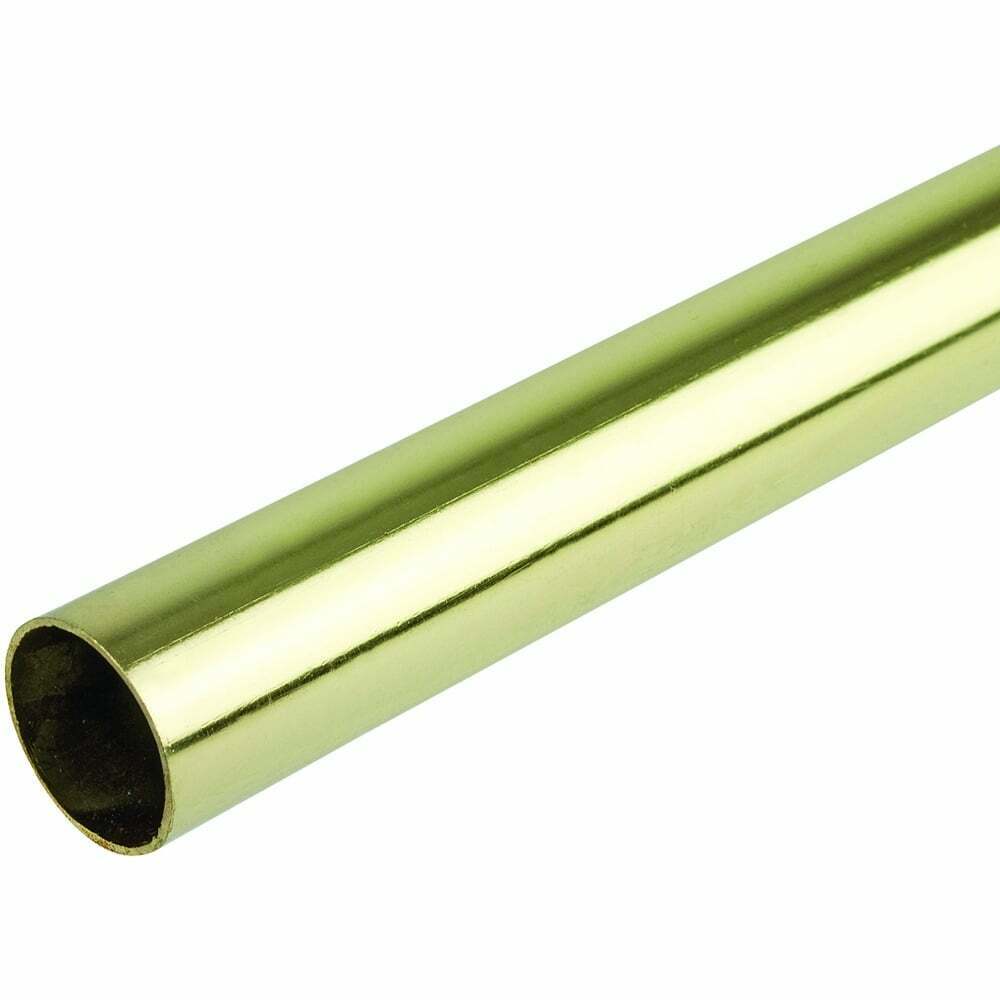 Brass Retro Wardrobe Fittings 19mm x 900mm Rail.