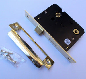 Bathroom Sashlock 3inch Brass.