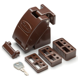 Jackloc Titan Folding Restrictor Brown.