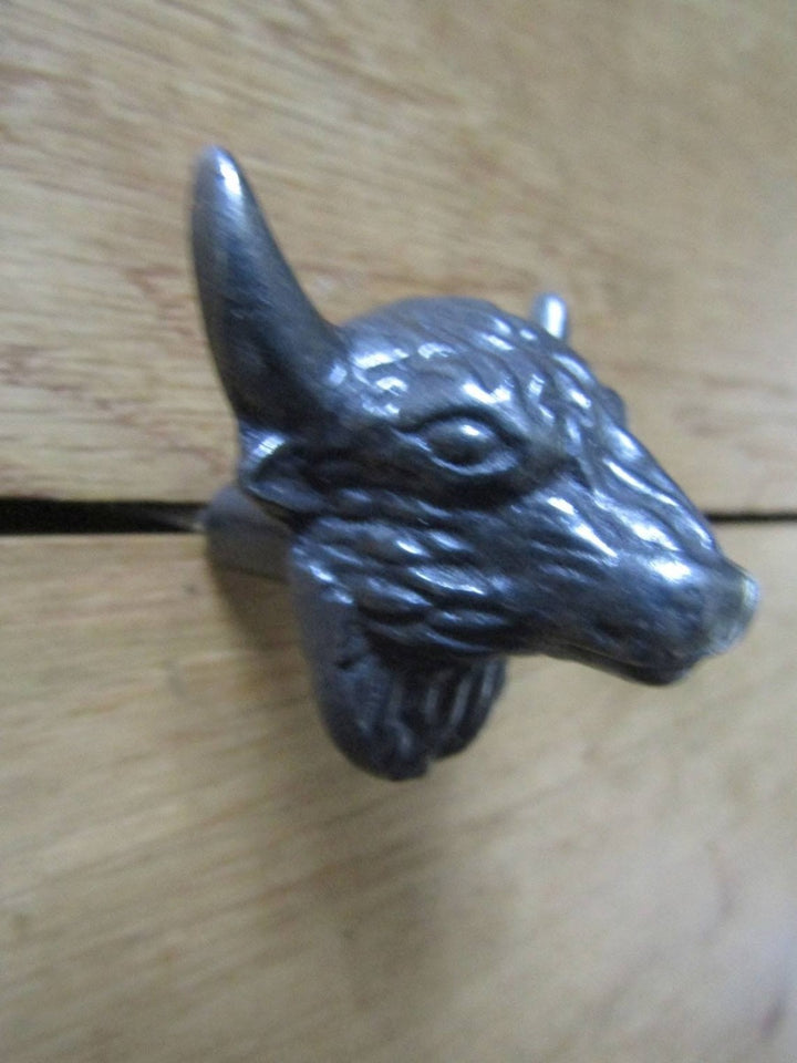 Buffalo Animal Door Knob.
