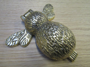 Bumble Bee Door Knocker Polished Brass.