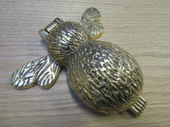 Bumble Bee Door Knocker Polished Brass.