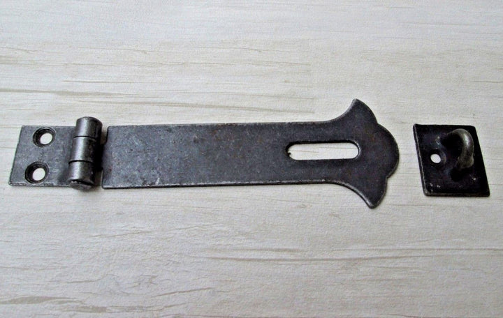 Butterfly Hasp And Staple Antique Iron.