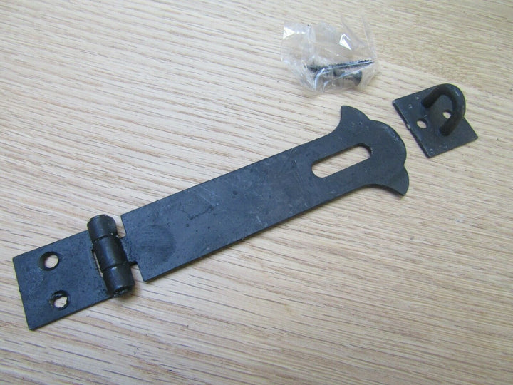 Butterfly Hasp & Staple Black Antique.