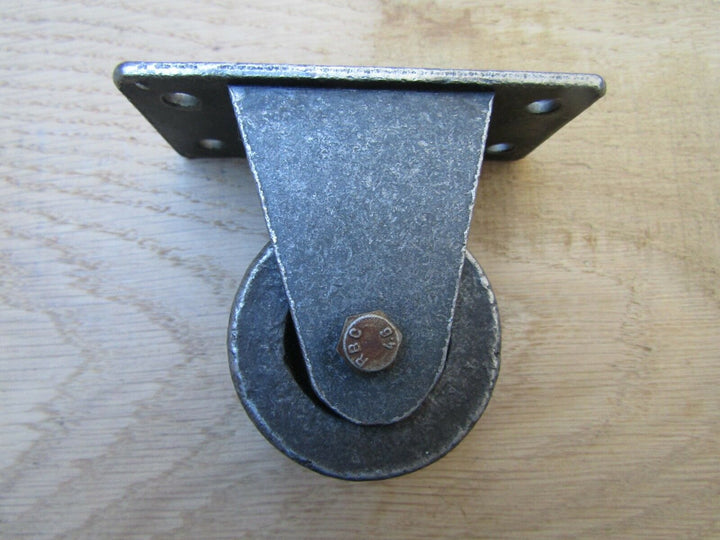 3inch Fixed castor Wheel cast iron.