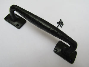 270mm Heavy Barn Door Pull Handle Black Antique.