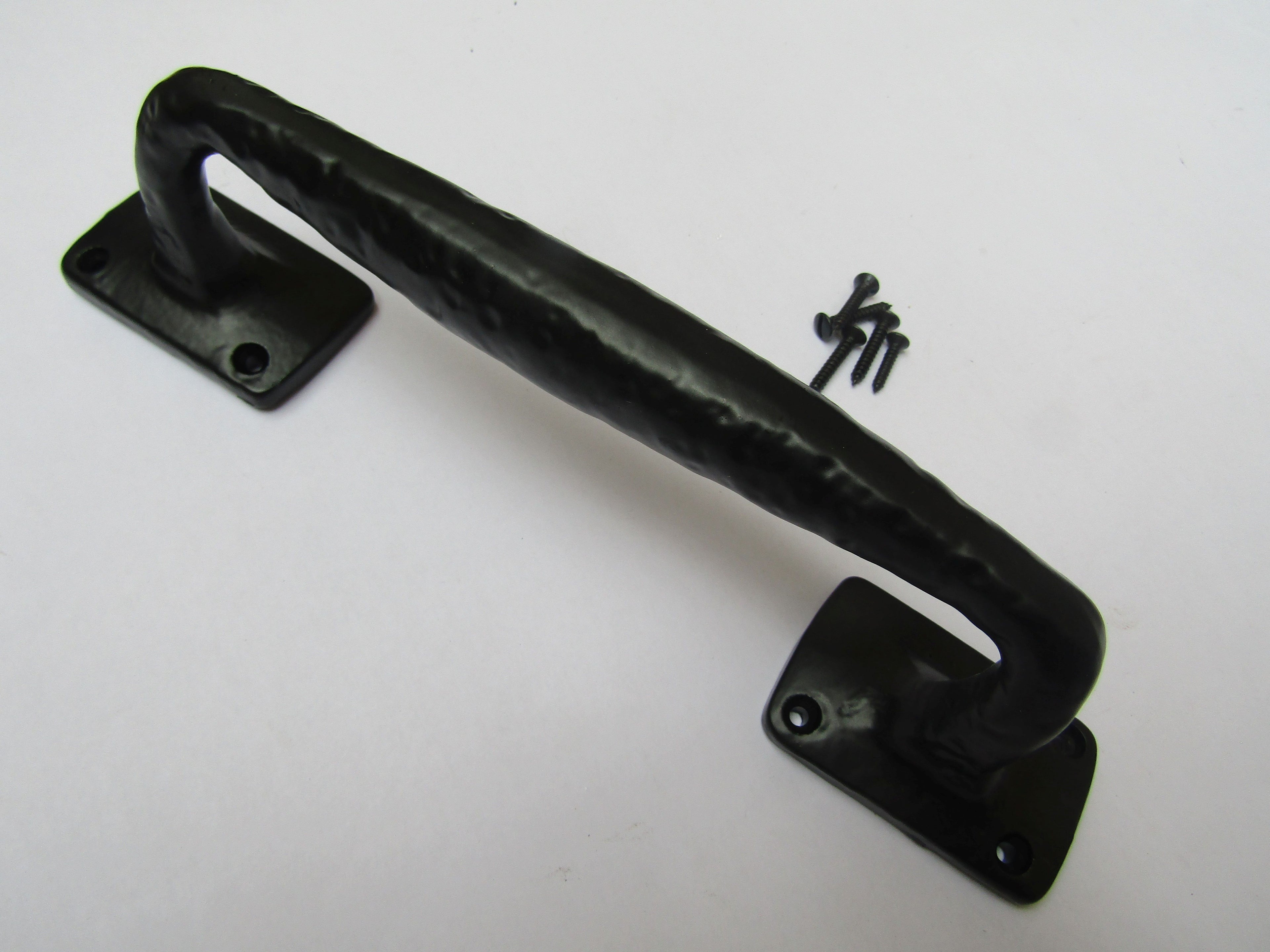 270mm Heavy Barn Door Pull Handle Black Antique.