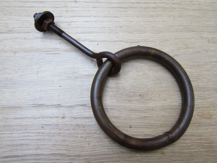 Ring Pull bed shackle Rust Small.