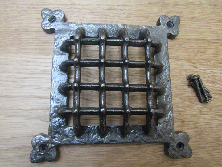 8.5inch Gothic Medieval Grille Cover Antique Iron.