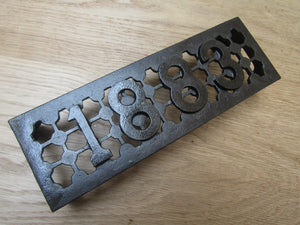 9inch x 3inch 1883 Air Brick Antique Iron.