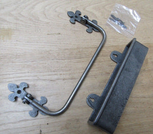 Cast Iron Pew Rail Umbrella Holder.