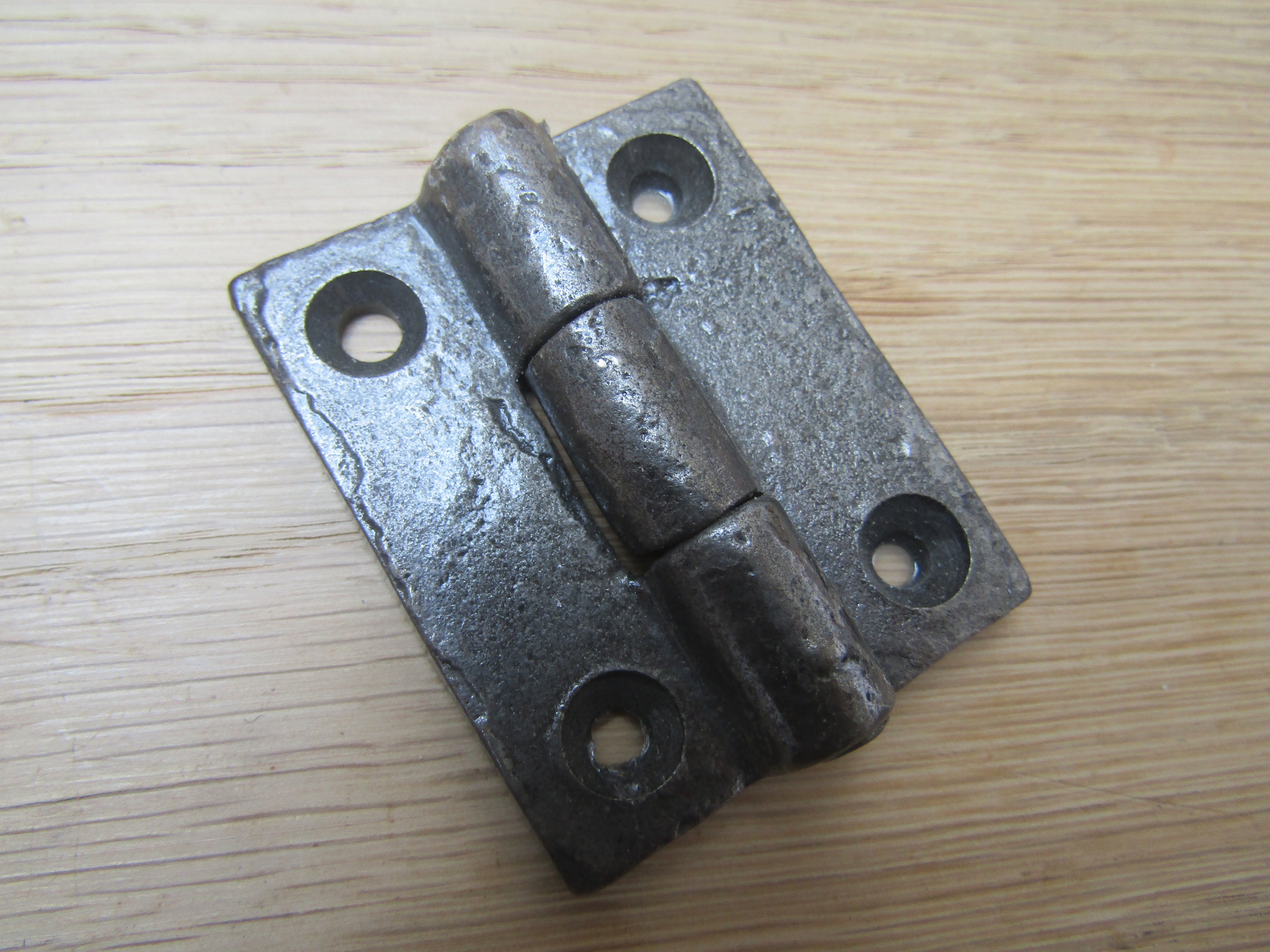 Pair Of 2inch Plain Butt Hinges Antique Iron.
