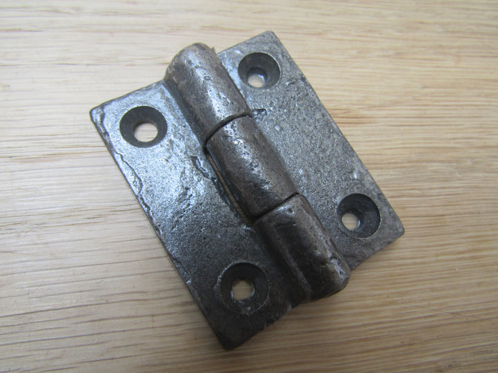 Pair Of 2inch Plain Butt Hinges Antique Iron.