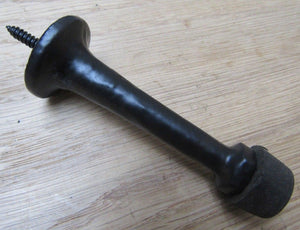 Door Stopper Screw in pipe Black Antique.