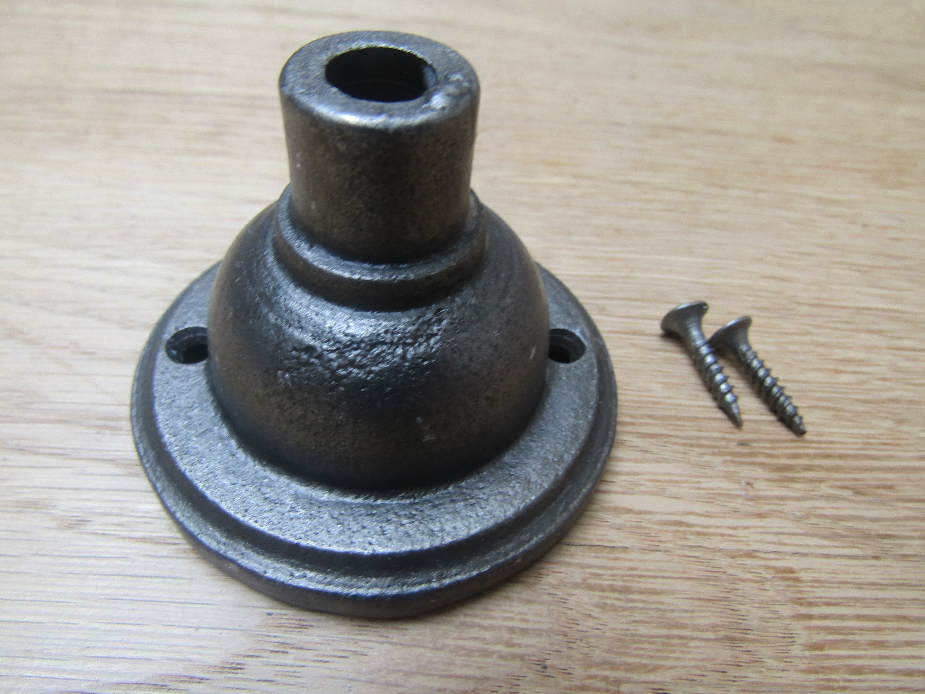 Antique Iron Large 90mm Ceiling Rose.