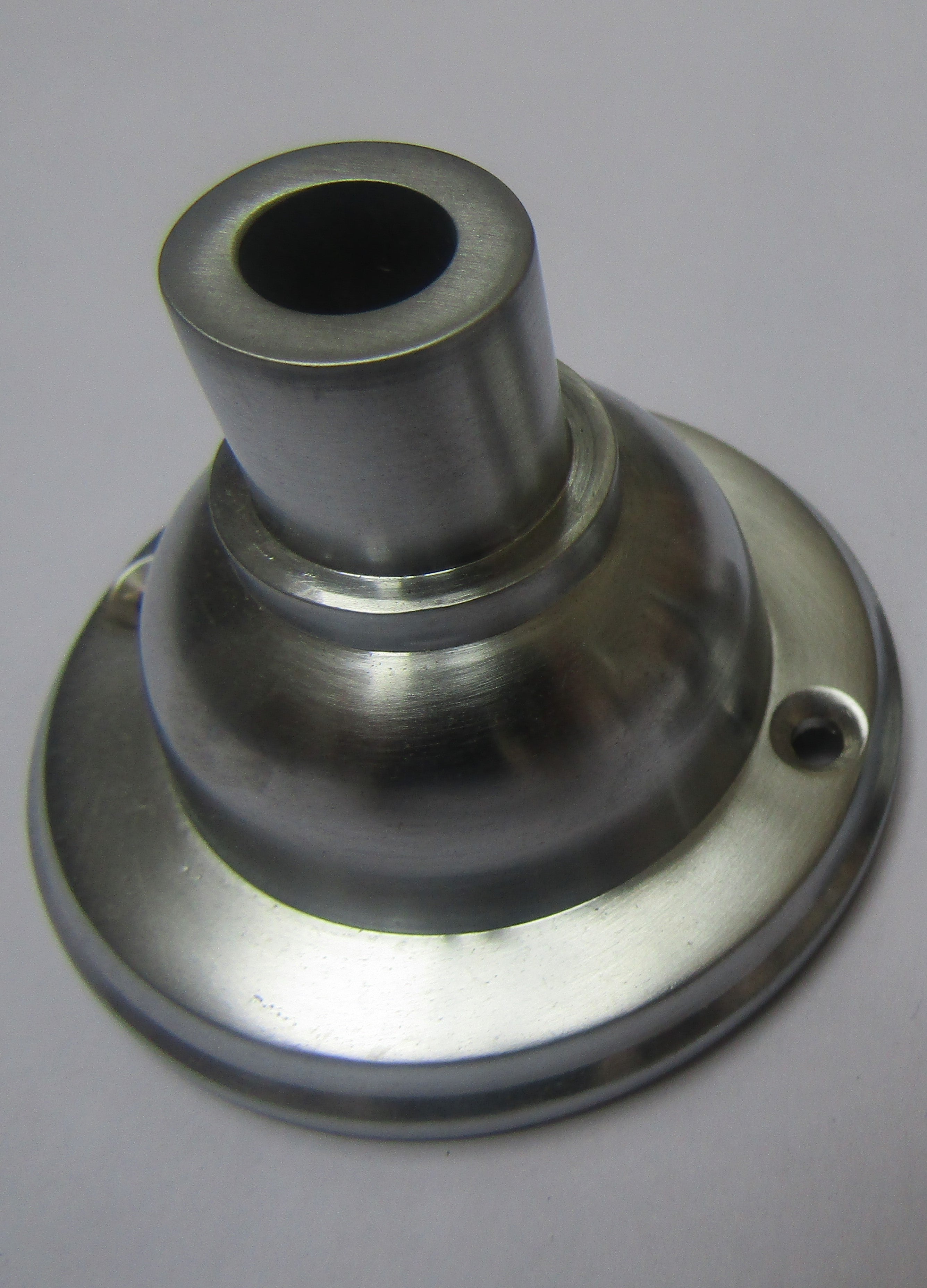 Ceiling Rose Matt Satin Chrome.