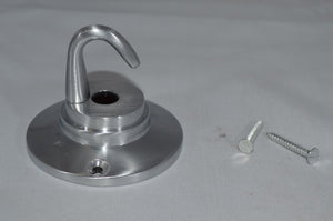 Ceiling Rose with Hook Satin Chrome.