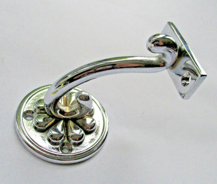 Steel decorative fancy handrail bracket Chrome Plated.