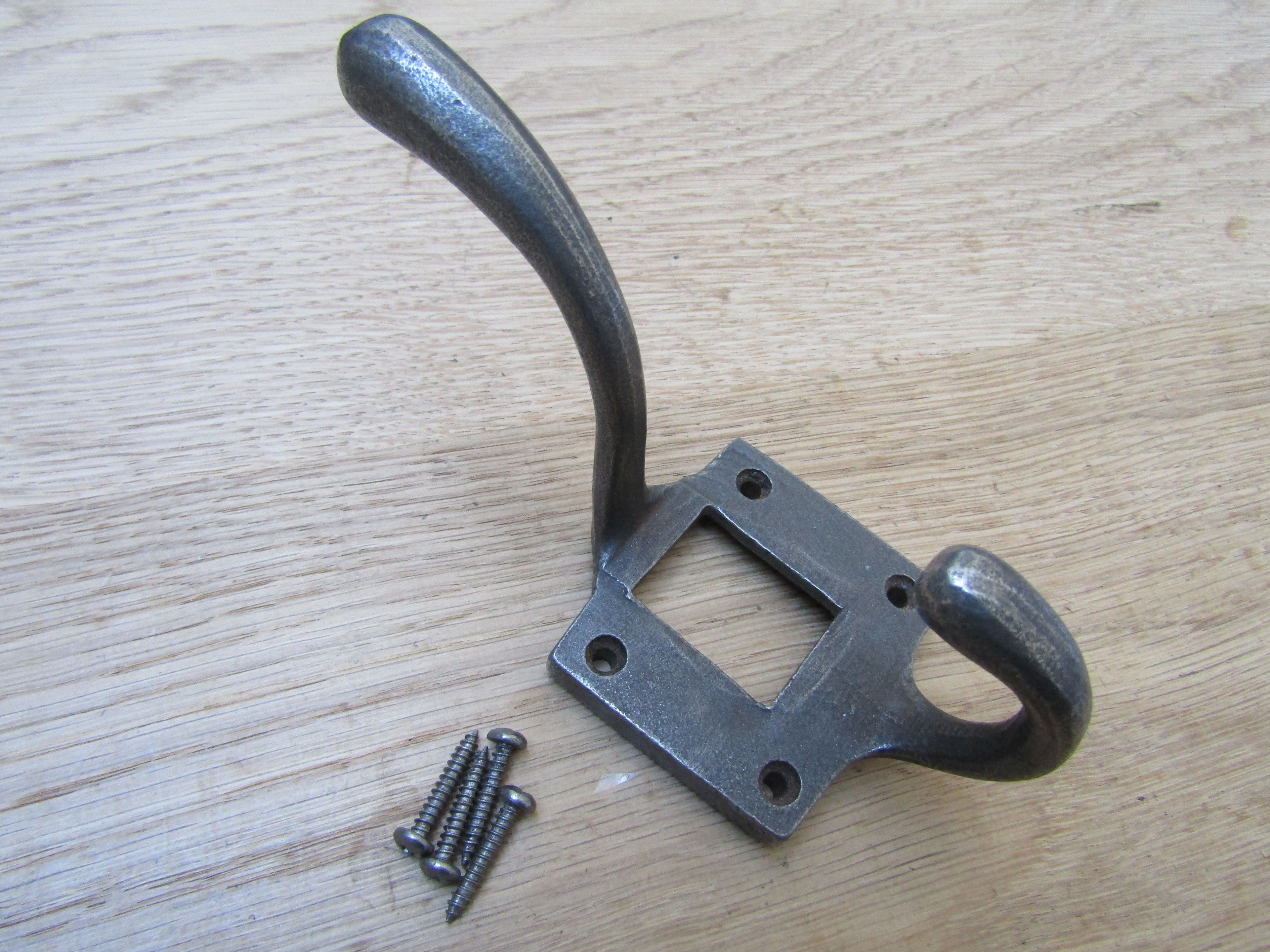 Pack Of 5 Chunky Rustic Label Holder Coat Hooks.