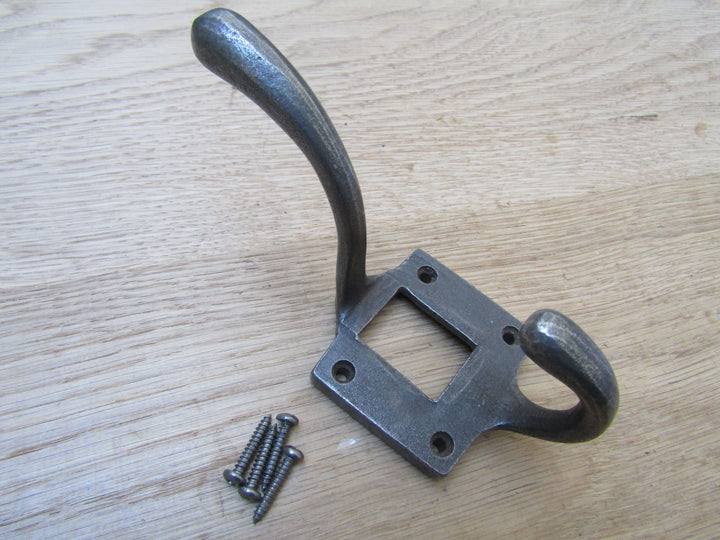 Pack Of 5 Chunky Rustic Label Holder Coat Hooks.