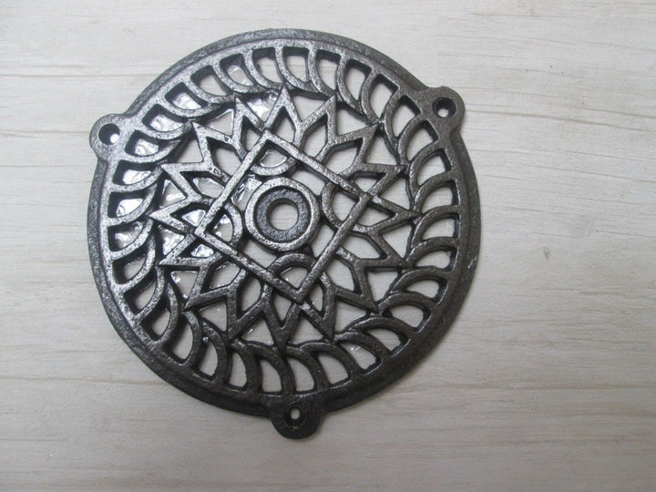5inch Circle Round Cover Antique Iron.