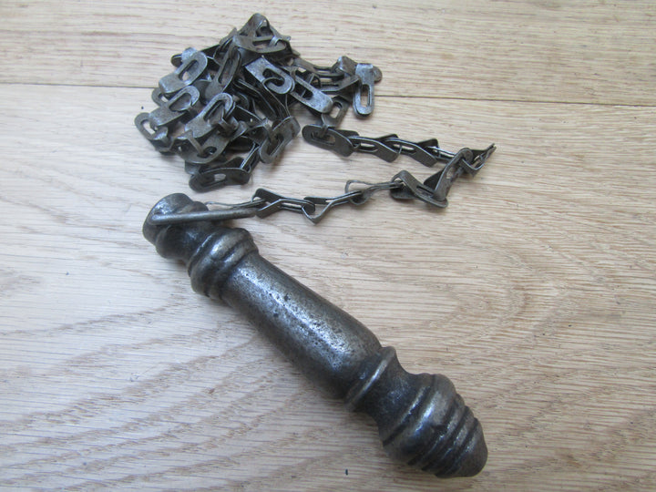 Vintage Cistern Pull With Cast Iron Handle.