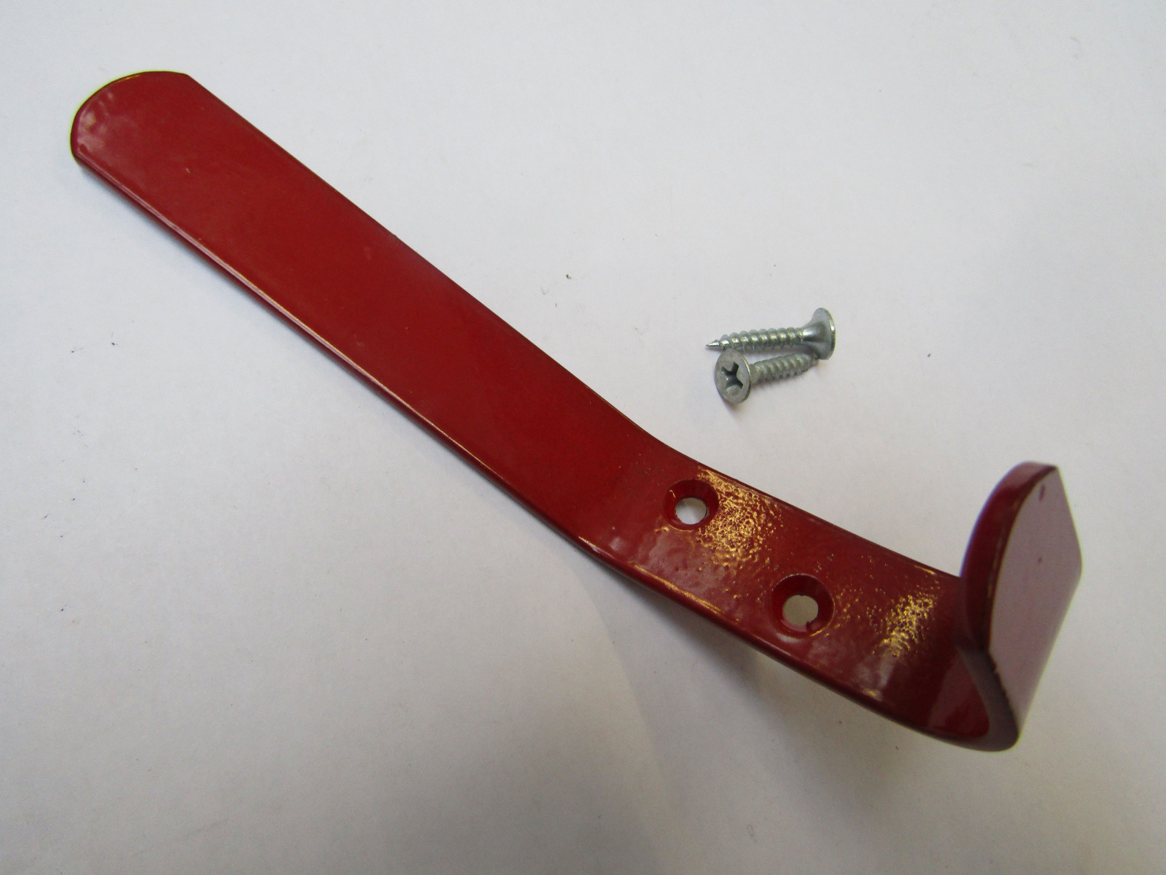 Cloakroom Coat Hook Red.