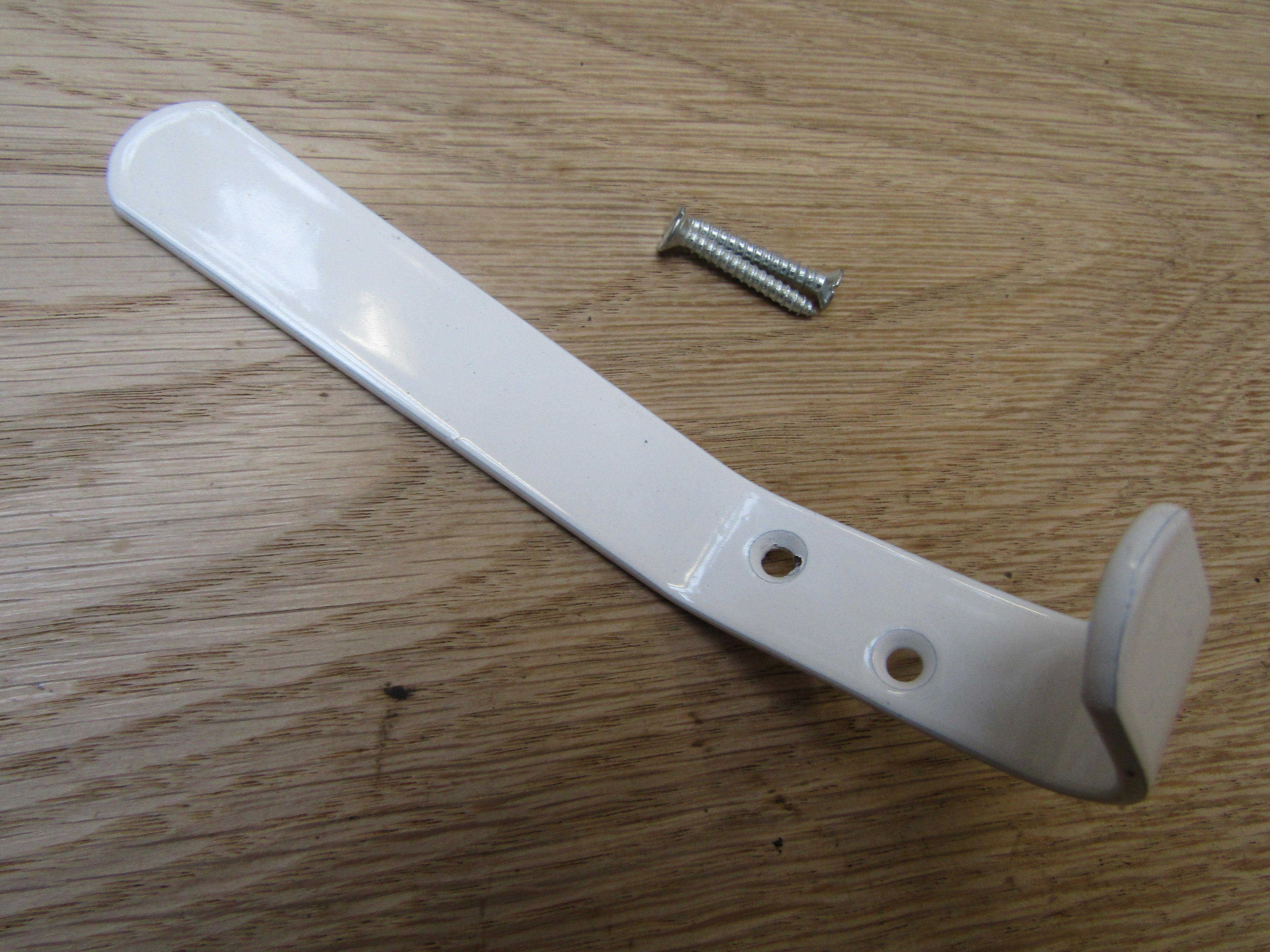 Cloakroom Coat Hook White.