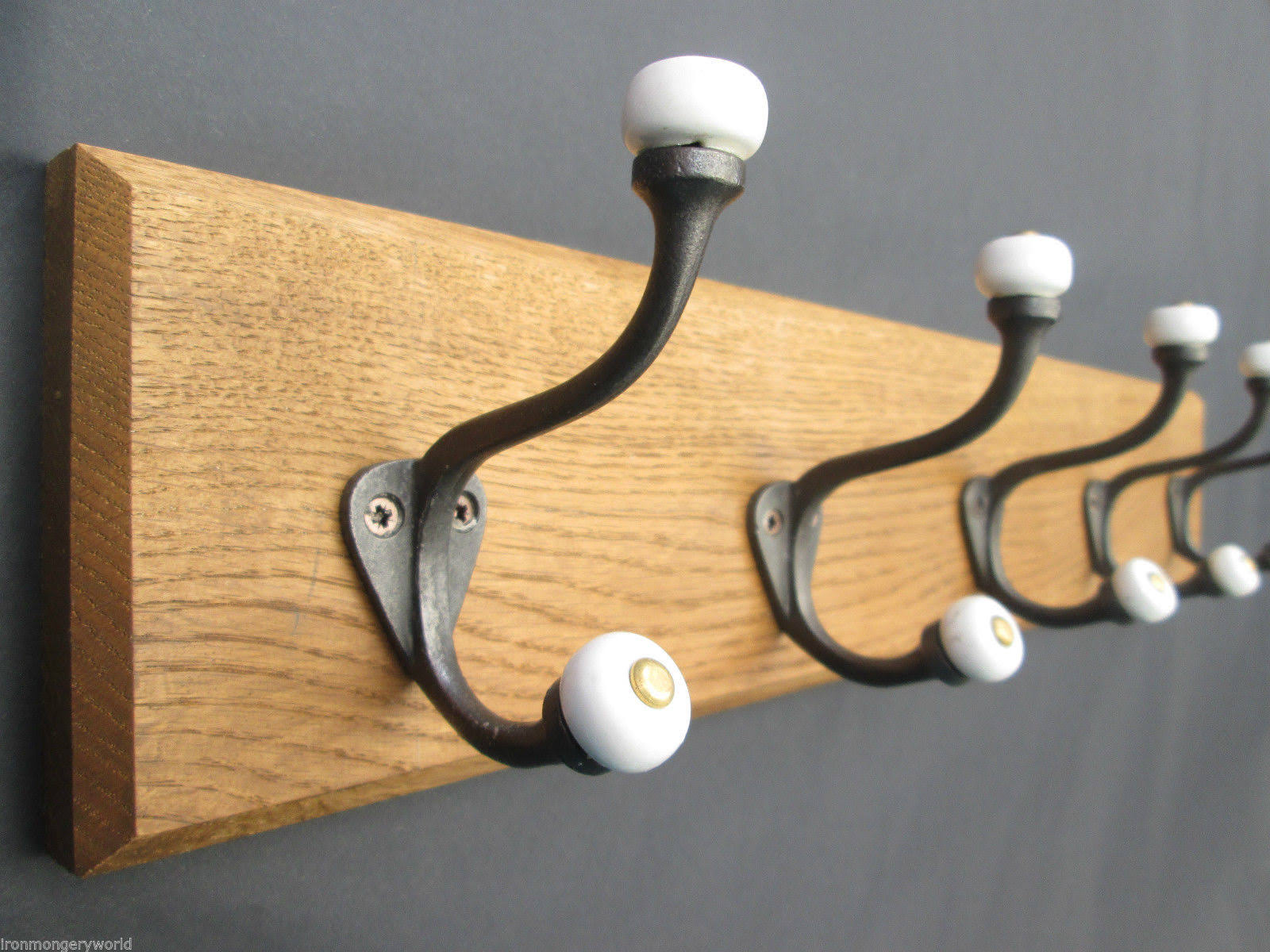 Three Hook Coat Rail.
