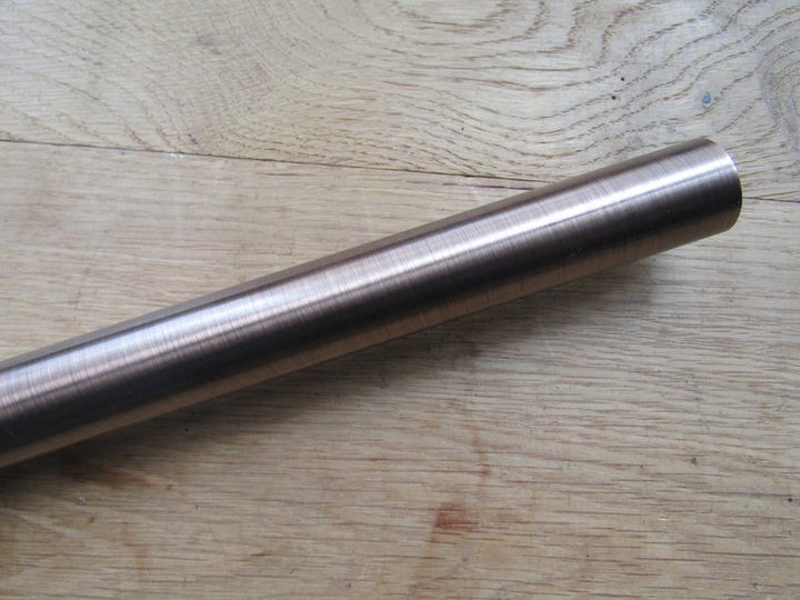 Antique Copper Retro Wardrobe Rail 25mm x 1219mm.