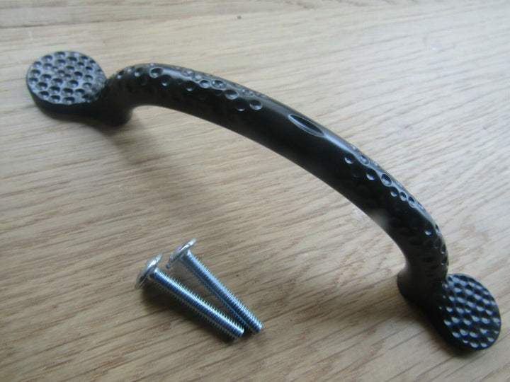 St.Ives Black Antique Hammered D Handle Rear Fix.