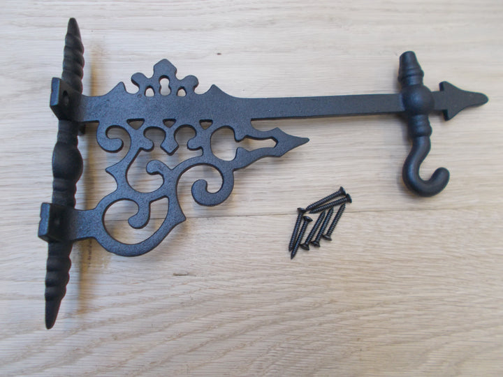 Decorative Hook Bracket Black.