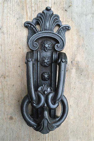 Decorative Ornate Door Knocker Antique Iron.