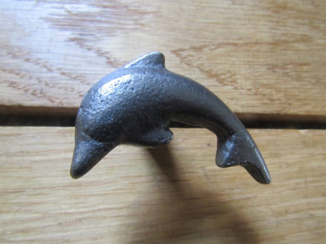 Dolphin Animal Knob.