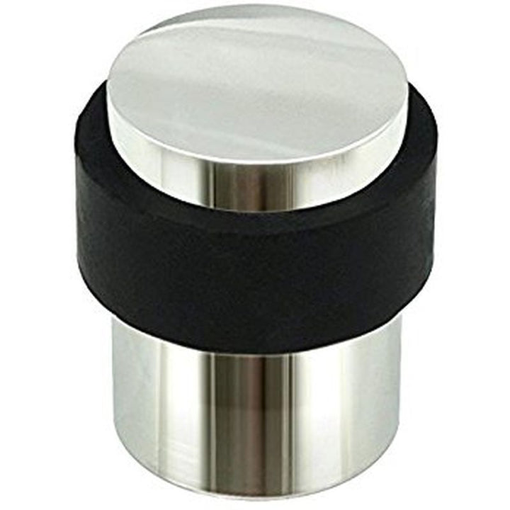 Door Stopper Cylinder Polished Stainless Steel.