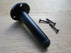 3inch Pipe Door Stop Matt Black.