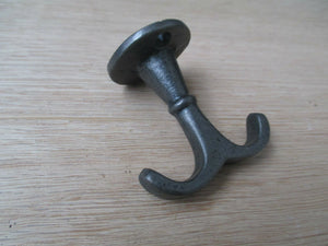 Double Fixed Ceiling Hook antique iron.