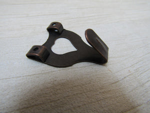 Pack of 10 Double Picture Hooks antique copper.